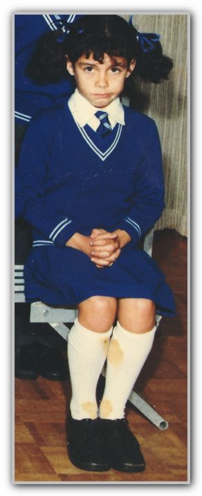 LJ sulking at School Photo